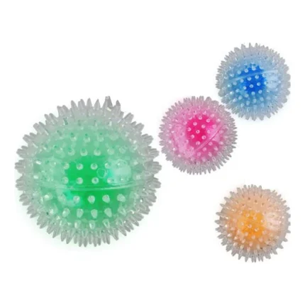 Pawise Flash Bouncer Ball Işıklı Şeffaf Plastik Top Kedi Oyuncağı 8 Cm