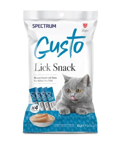 Spectrum Gusto Lick Snack Ton Balığı 4x15gr
