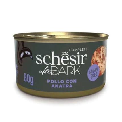 Schesir After Dark Tavuklu ve Ördekli Yetişkin Kedi Konservesi 80 Gr